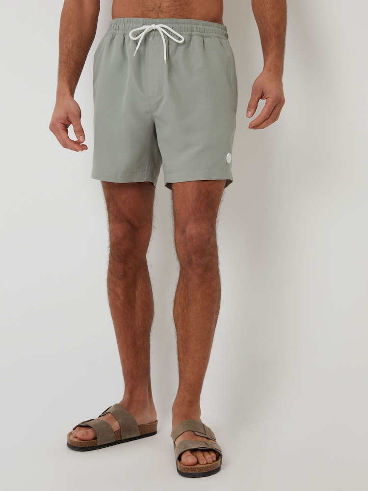 Threadbare Light Green Swim Shorts 2 Pack - Image 2 of 5