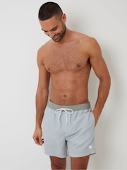 Threadbare Light Green Swim Shorts 2 Pack - Image 4 of 5