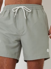 Threadbare Light Green Swim Shorts 2 Pack - Image 5 of 5