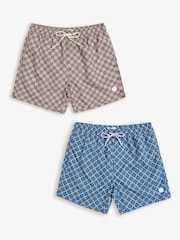 Threadbare Orange Swim Shorts 2 Pack - Image 1 of 5
