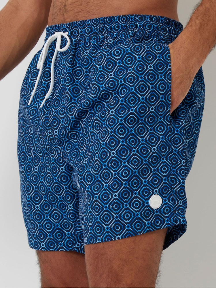 Threadbare Blue Swim Shorts 3 Pack - Image 5 of 5