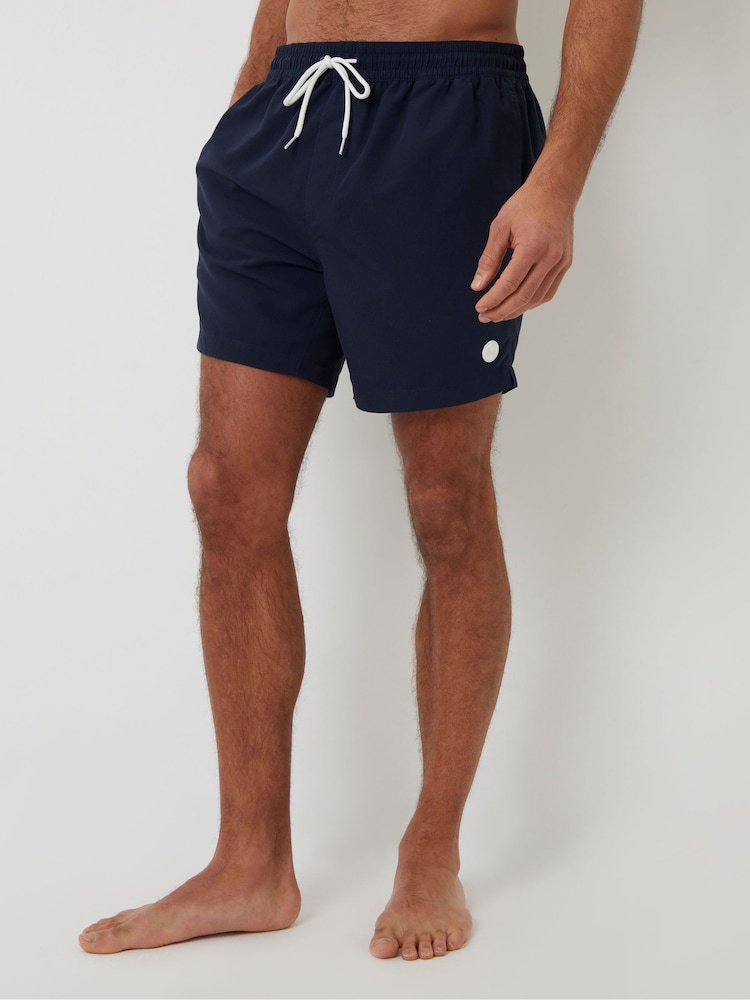 Threadbare Blue Chrome Swim Shorts 2 Pack - Image 2 of 5