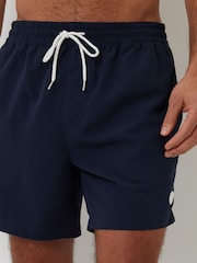 Threadbare Blue Chrome Swim Shorts 2 Pack - Image 5 of 5