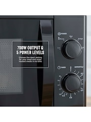 Swan Black 20L 700W Microwave - Image 2 of 6