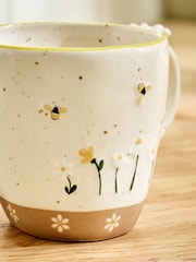 Natural Maisie Floral Print Mug - Image 3 of 4