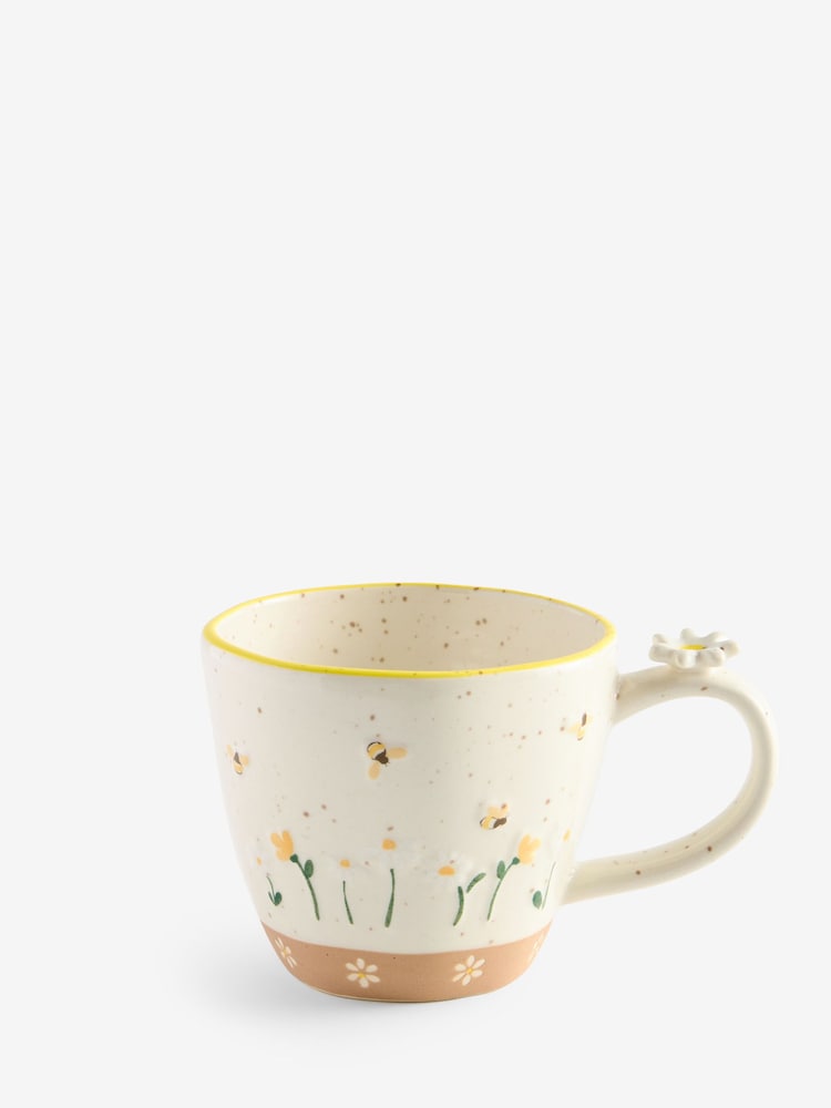 Natural Maisie Floral Print Mug - Image 4 of 4