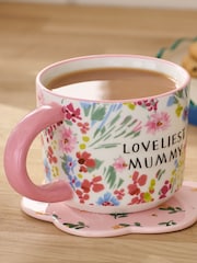 Floral Loveliest Mummy Mug - 2 paveikslėlis iš 3