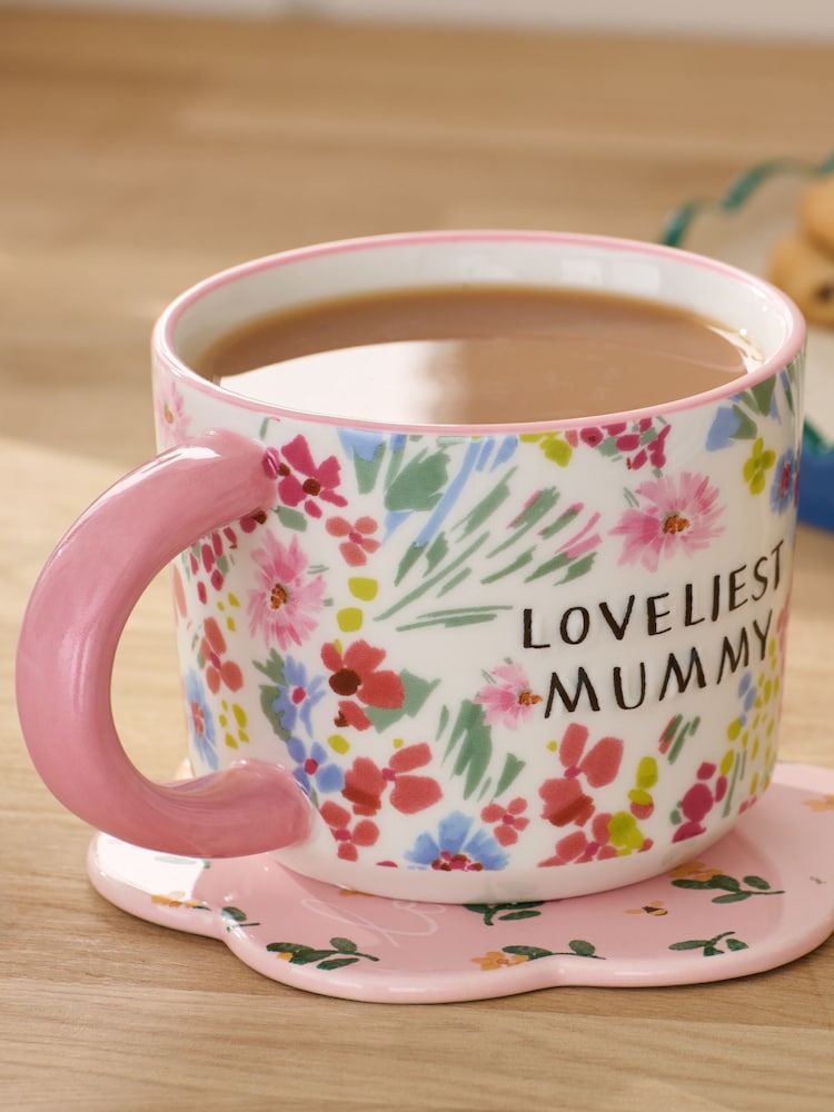 Floral Loveliest Mummy Mug - 2 paveikslėlis iš 3