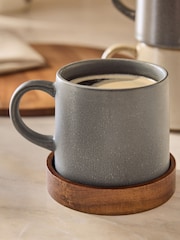 Set of 4 Scandi Stacking Mugs with Wooden Tray - Afbeelding 3 van 5