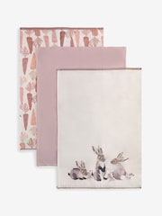 Set of 3 Easter Bunny Rabbit Tea Towels - Afbeelding 4 van 4