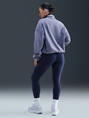 Blau - Nike Sportswear Club Fleece Loose Cozy Track Jacket - Bild 2 von 5