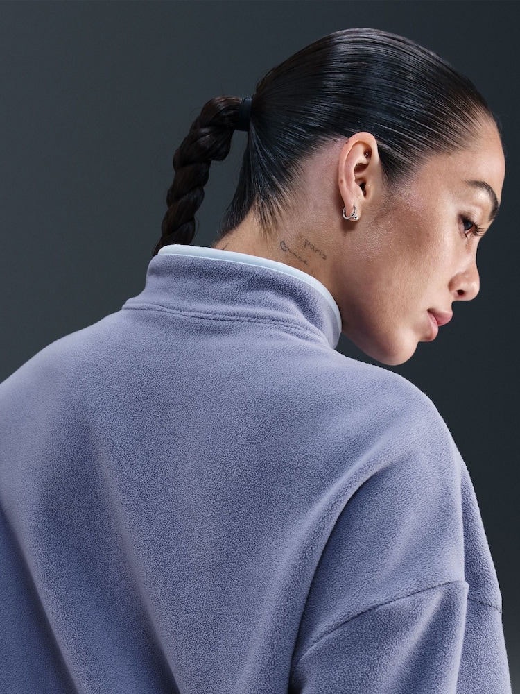 Blau - Nike Sportswear Club Fleece Loose Cozy Track Jacket - Bild 5 von 5