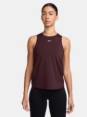 Nike Burgundy Crush One Dri-FIT Tank Vest Top - Image 1 of 3