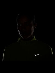 Nike Cyber Yellow Tempo Dri-FIT 1/2-Zip Running Top - Image 4 of 4