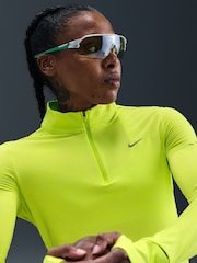 Cyber-Gelb - Nike – Swift Dri-FIT – UV-Lauftop mit 1/4-Reißverschluss - Bild 5 von 6