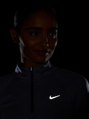 Nike Midnight Navy Tempo Dri-FIT 1/2-Zip Running Top - Image 4 of 4