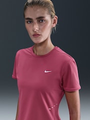Nike Beet Pink Swift Dri-FIT Short-Sleeve Running Top - Image 1 of 5