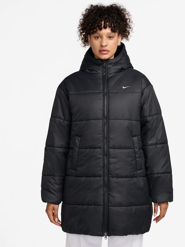 Nike Black Sportswear Classic Therma-FIT Coat - Image 1 of 3
