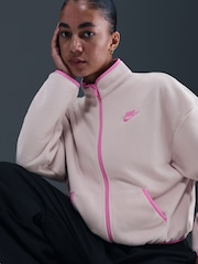 Pink Silt - Nike Sportswear Club Fleece Loose Cozy Track Jacket - Bild 1 von 5