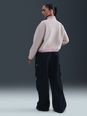 Pink Silt - Nike Sportswear Club Fleece Loose Cozy Track Jacket - Bild 2 von 5