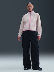 Pink Silt - Nike Sportswear Club Fleece Loose Cozy Track Jacket - Bild 3 von 5