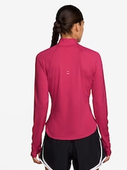 Nike Rush Pink Tempo Dri-FIT 1/2-Zip Running Top - Image 2 of 4