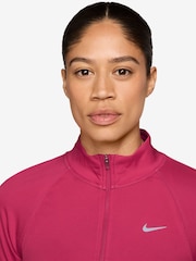 Nike Rush Pink Tempo Dri-FIT 1/2-Zip Running Top - Image 3 of 4