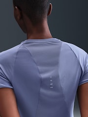 Nike World Indigo Blue Swift Dri-FIT Short-Sleeve Running Top - Image 5 of 5