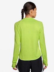 Nike Cyber Yellow Swift Dri-FIT UV Long Sleeve Crew Neck Running Top - Image 2 of 3