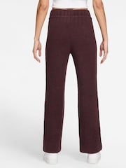 Nike Red Sportswear Phoenix Cozy Bouclé Knit Joggers - Image 2 of 3