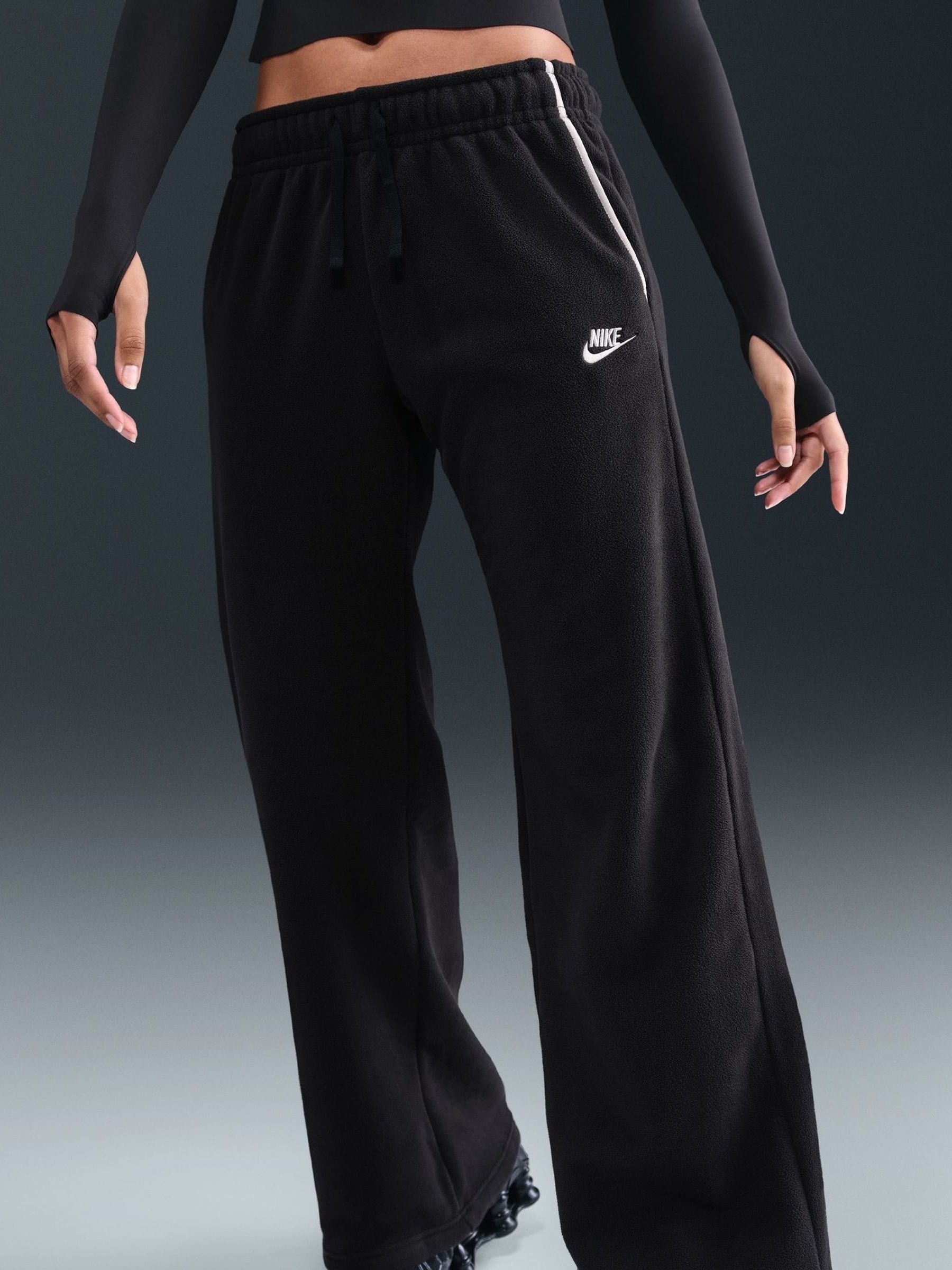 nike black sweats womens