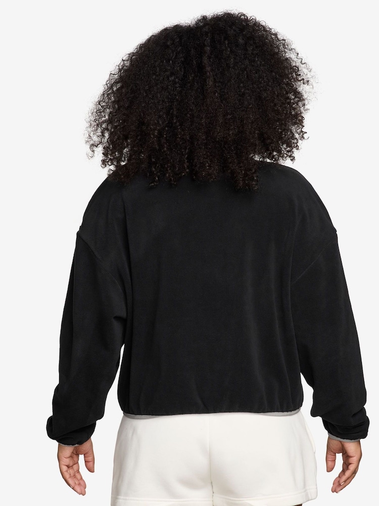 Schwarz - Nike Sportswear Club Fleece Loose Cozy Track Jacket - Bild 2 von 3