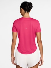 Nike Pink Tempo Dri-FIT Short Sleeve Running Top - Image 2 of 3