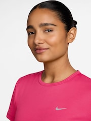 Nike Pink Tempo Dri-FIT Short Sleeve Running Top - Image 3 of 3