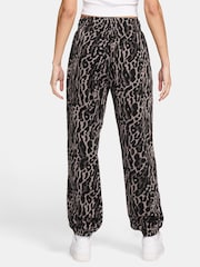 Nike Black Oversized Phoenix Fleece Animal Print Joggers - Image 2 of 3