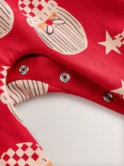 Santa, rot - All Over Print Christmas Baby Dungaree Set (0mths-3yrs) - Bild 6 von 9