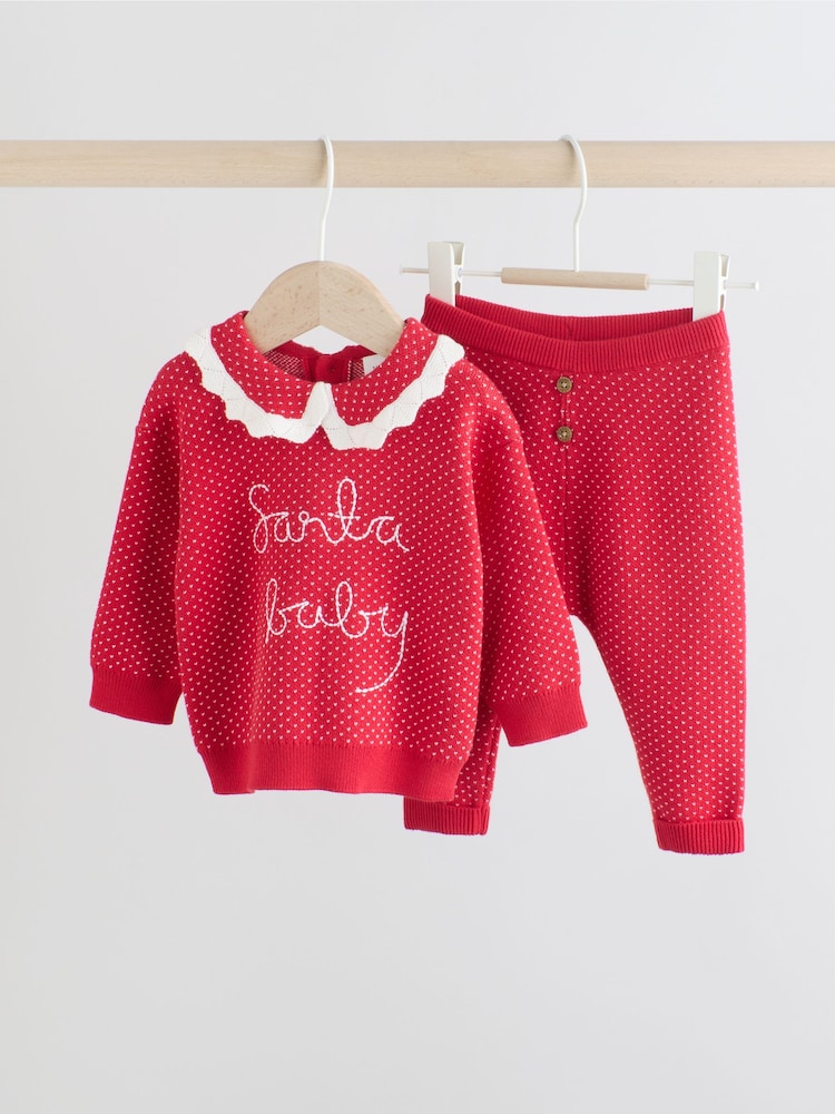 Completo Natalizio 2 Pezzi Per Neonata E Bambina – Maglietta Maniche Lunghe Con Renna E Leggings Con Gonna In Tulle (Taglie 0-5 Anni)