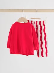 Red Christmas Baby T-Shirt and Legging Set (0-18mths) - Image 2 of 15