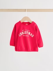 Red Christmas Baby T-Shirt and Legging Set (0-18mths) - Image 3 of 15