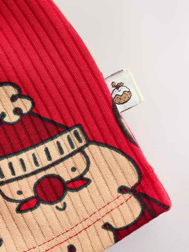 Red Character Baby Christmas Jersey Dress (0mths-2yrs) - Image 7 of 7