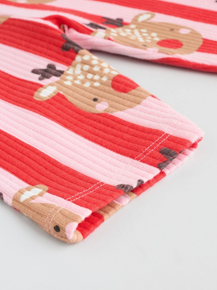 Red/Pink Reindeer Christmas Sweat and Joggers Baby Set (0mths-2yrs) - Image 19 of 19 Red/Pink Reindeer Christmas Sweat and Joggers Baby Set (0mths-2yrs) - Image 19 of 19
