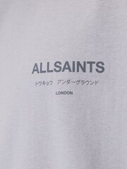 AllSaints Underground Crew 100% Organic Cotton T-Shirt - صورة 6 من 8