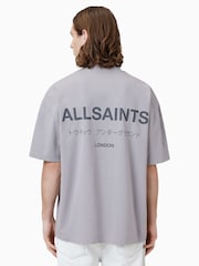 AllSaints Underground Crew 100% Organic Cotton T-Shirt - صورة 7 من 8
