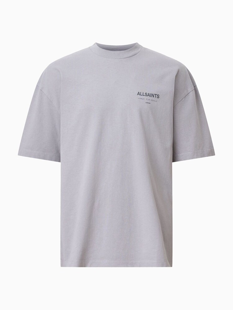 AllSaints Underground Crew 100% Organic Cotton T-Shirt - صورة 8 من 8
