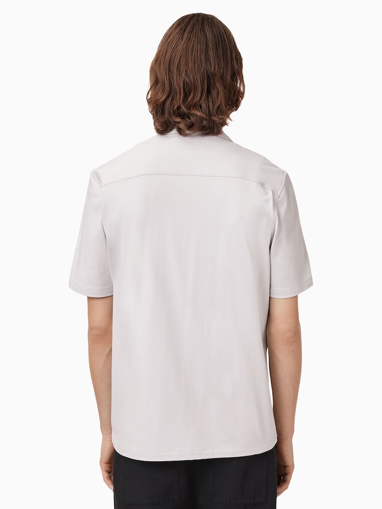 AllSaints Grey Hudson Shirts - Image 3 of 5
