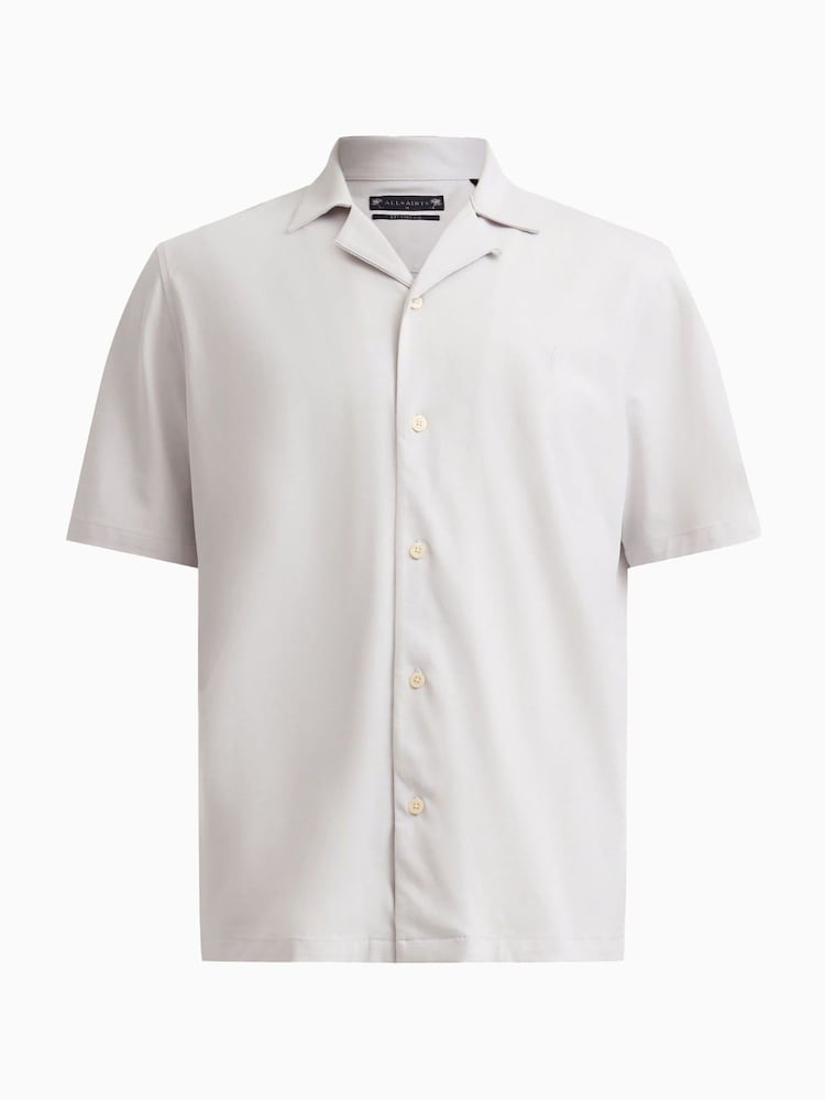 AllSaints Grey Hudson Shirts - Image 4 of 5
