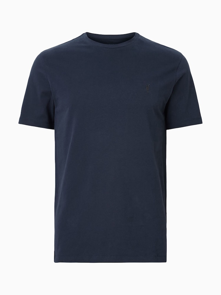 AllSaints Navy Blue Brace Short Sleeve Crew T-Shirt - Image 5 of 5