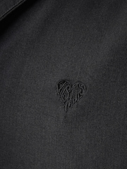 AllSaints Black Rialto Short Sleeve Shirt - Image 8 of 8