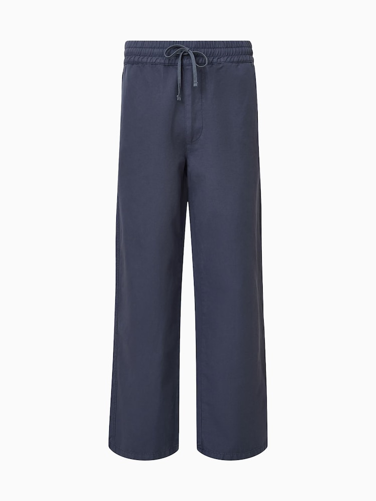 AllSaints Blue Hanbury Trousers - Image 8 of 8