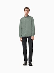 AllSaints Green Hawthorne Long Sleeve Shirt - Image 3 of 6